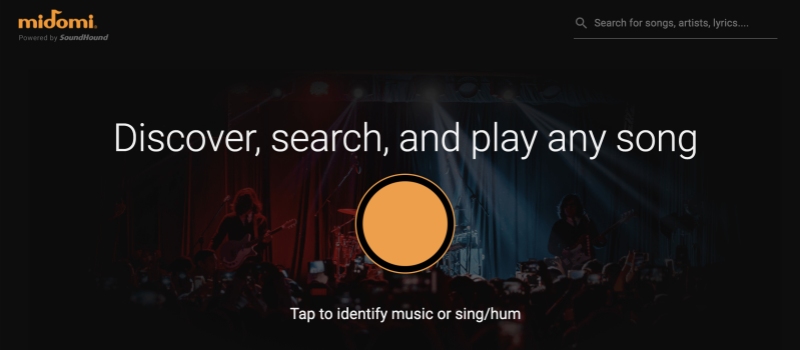 Midomi 線上找歌工具